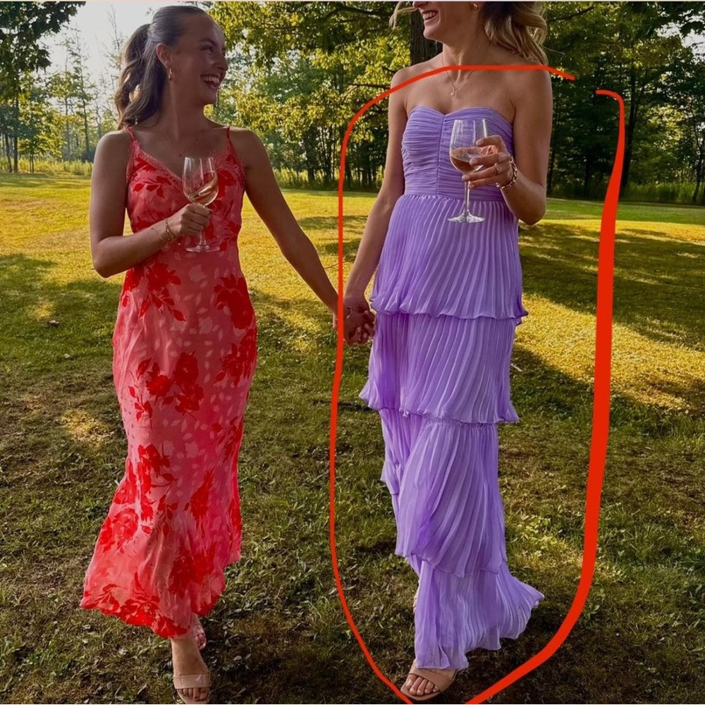 AW Bridal Lavender Dress